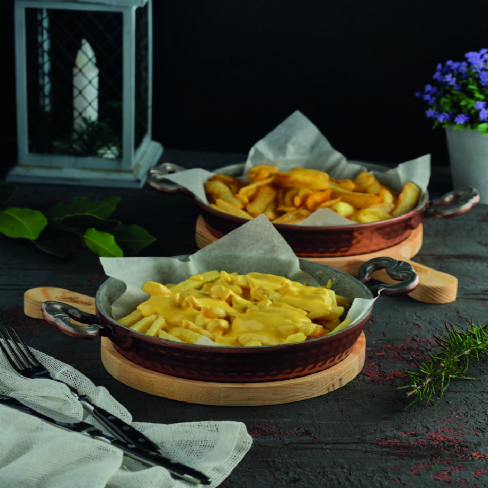 Cheddar Soslu Patates 170 TL